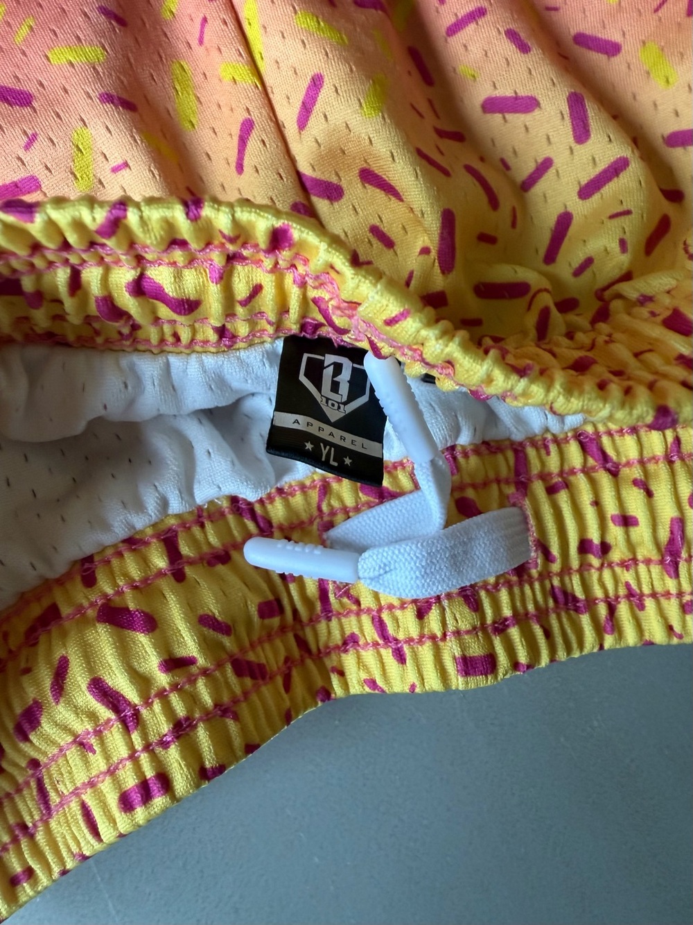 Baseball Lifestyle Ice Cream Sprinkle Gradient Shorts - Picture 5 of 5